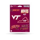 Virginia Tech Hokies 6-Piece Decal Set