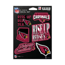 Arizona Cardinals 6-Piece Decal Set