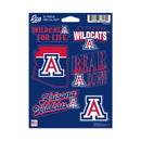 Arizona Wildcats 6-Piece Decal Set