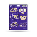 Washington Huskies 6-Piece Decal Set