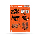 Oregon State Beavers 6-Piece Decal Set