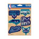 Charlotte Hornets 6-Piece Decal Set