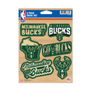 Milwaukee Bucks 6-Piece Decal Set