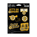 Boston Bruins 6-Piece Decal Set