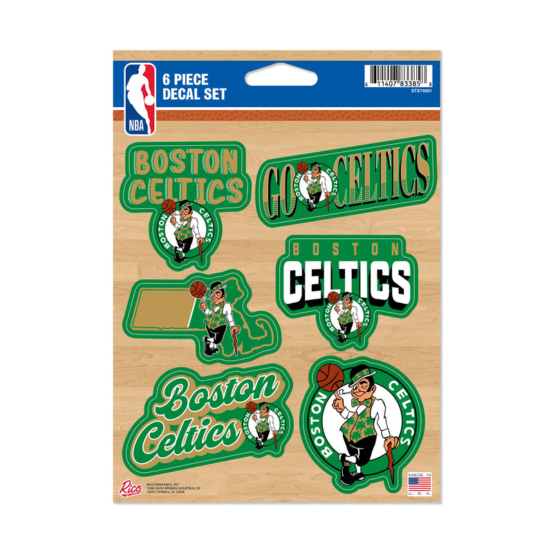 Boston Celtics 6-Piece Decal Set