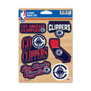 Los Angeles Clippers 6-Piece Decal Set
