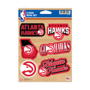 Atlanta Hawks 6-Piece Decal Set