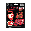 Calgary Flames 6-Piece Decal Set