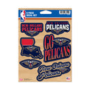New Orleans Pelicans 6-Piece Decal Set