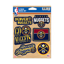 Denver Nuggets 6-Piece Decal Set