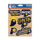 Indiana Pacers 6-Piece Decal Set