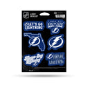 Tampa Bay Lightning 6-Piece Decal Set