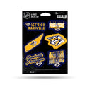 Nashville Predators 6-Piece Decal Set