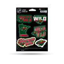 Minnesota Wild 6-Piece Decal Set