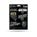 Vegas Golden Knights 6-Piece Decal Set