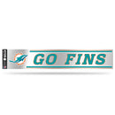 NFL Miami Dolphins 3" x 17" Tailgate Sticker For Car/Truck/SUV By Rico Industries