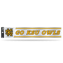 NCAA Kennesaw State Owls 3" x 17" Tailgate Sticker For Car/Truck/SUV By Rico Industries