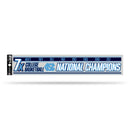 NCAA North Carolina Tar Heels 3" x 17" Tailgate Sticker For Car/Truck/SUV By Rico Industries