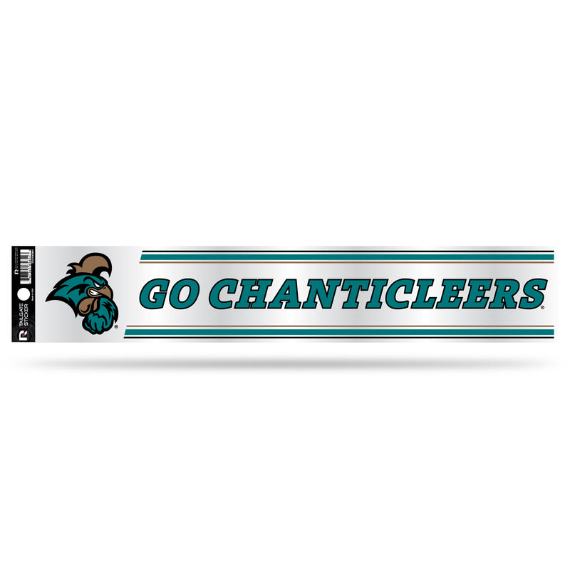 NCAA Coastal Carolina Chanticleers 3" x 17" Tailgate Sticker For Car/Truck/SUV By Rico Industries