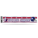 NFL New York Giants 3" x 17" Tailgate Sticker For Car/Truck/SUV By Rico Industries