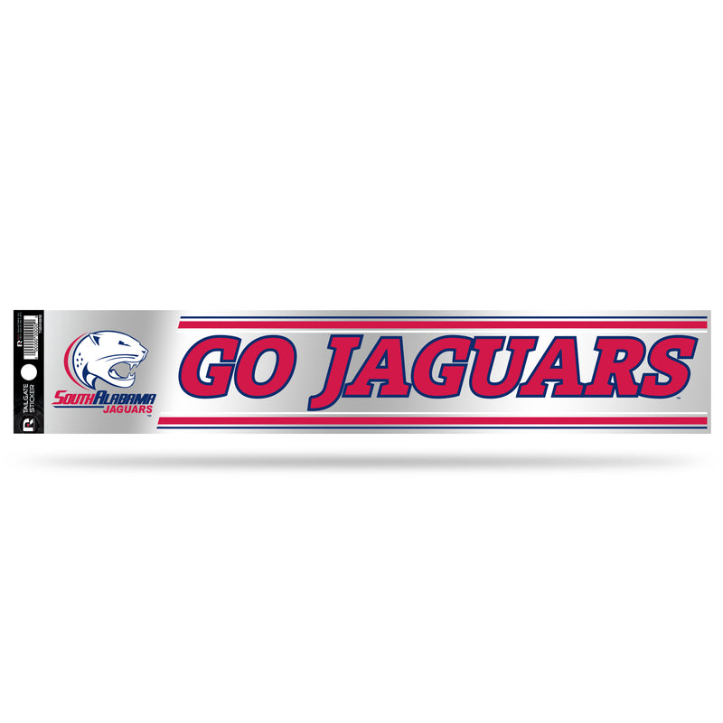 NCAA South Alabama Jaguars 3" x 17" Tailgate Sticker For Car/Truck/SUV By Rico Industries