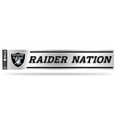 NFL Las Vegas Raiders 3" x 17" Tailgate Sticker For Car/Truck/SUV By Rico Industries