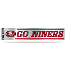 NFL San Francisco 49ers 3" x 17" Tailgate Sticker For Car/Truck/SUV By Rico Industries