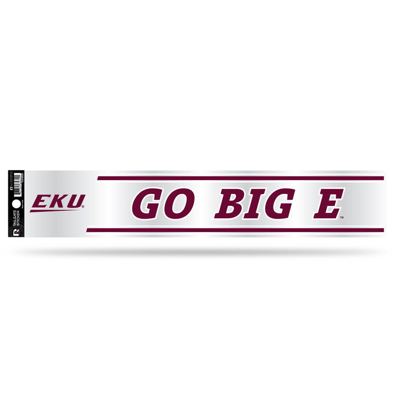 NCAA Eastern Kentucky Colonels 3" x 17" Tailgate Sticker For Car/Truck/SUV By Rico Industries