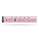 NCAA Indiana Hoosiers 3" x 17" Tailgate Sticker For Car/Truck/SUV By Rico Industries