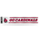 NCAA Ball State Cardinals 3" x 17" Tailgate Sticker For Car/Truck/SUV By Rico Industries