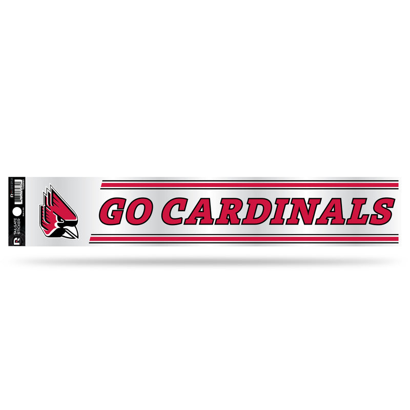NCAA Ball State Cardinals 3" x 17" Tailgate Sticker For Car/Truck/SUV By Rico Industries