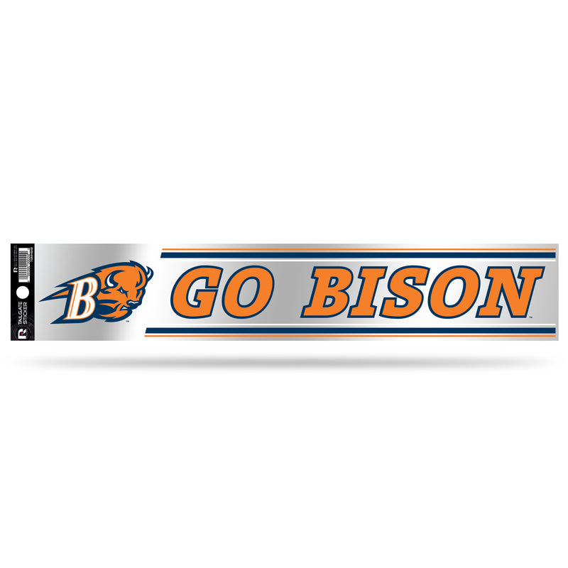 NCAA Bucknell Bison 3" x 17" Tailgate Sticker For Car/Truck/SUV By Rico Industries