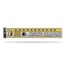 NCAA Michigan Wolverines 3" x 17" Tailgate Sticker For Car/Truck/SUV By Rico Industries