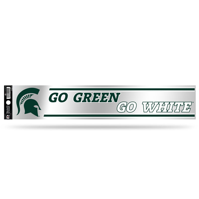NCAA Michigan State Spartans 3" x 17" Tailgate Sticker For Car/Truck/SUV By Rico Industries