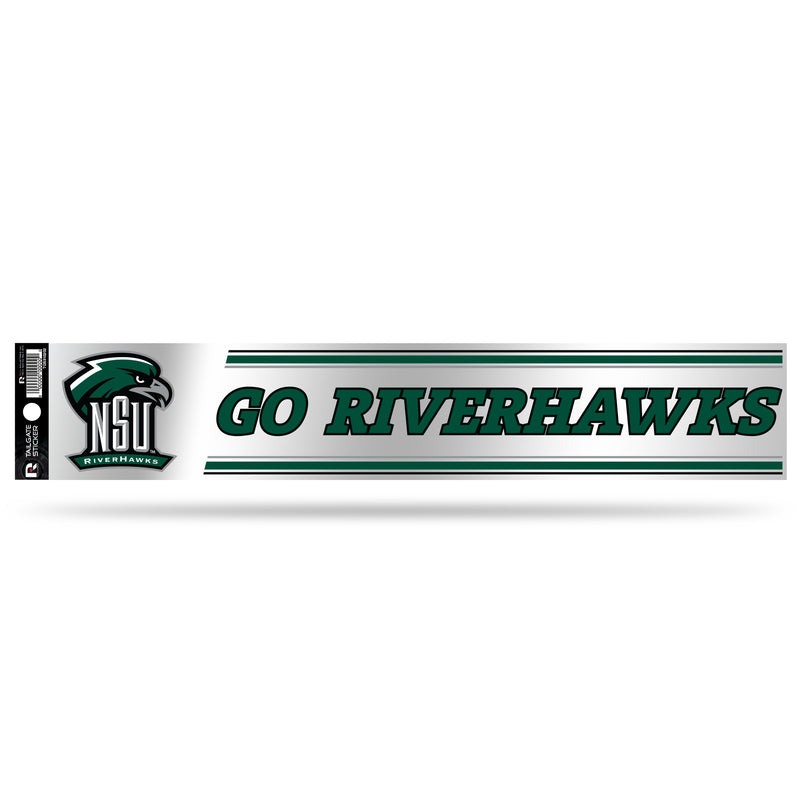 NCAA Northeastern State RiverHawks 3" x 17" Tailgate Sticker For Car/Truck/SUV By Rico Industries