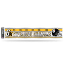 NFL Pittsburgh Steelers 3" x 17" Tailgate Sticker For Car/Truck/SUV By Rico Industries