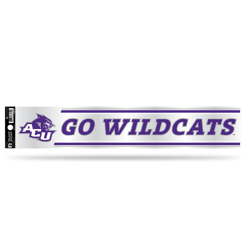 NCAA Abilene Christian Wildcats 3" x 17" Tailgate Sticker For Car/Truck/SUV By Rico Industries