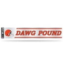 Cleveland Browns 3" x 17" Tailgate Sticker