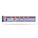 NCAA Kansas Jayhawks 3" x 17" Tailgate Sticker For Car/Truck/SUV By Rico Industries