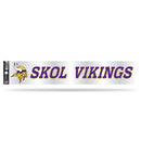 NFL Minnesota Vikings 3" x 17" Tailgate Sticker For Car/Truck/SUV By Rico Industries