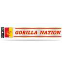 NCAA Pittsburg State Gorillas 3" x 17" Tailgate Sticker For Car/Truck/SUV By Rico Industries