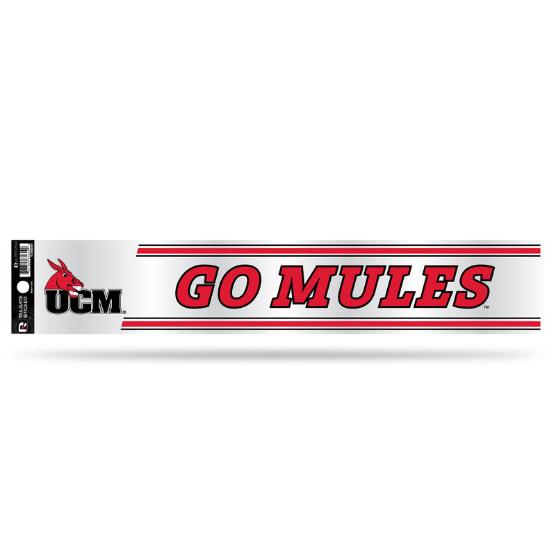 NCAA Central Missouri Mules 3" x 17" Tailgate Sticker For Car/Truck/SUV By Rico Industries