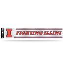 NCAA Illinois Fighting Illini 3" x 17" Tailgate Sticker For Car/Truck/SUV By Rico Industries