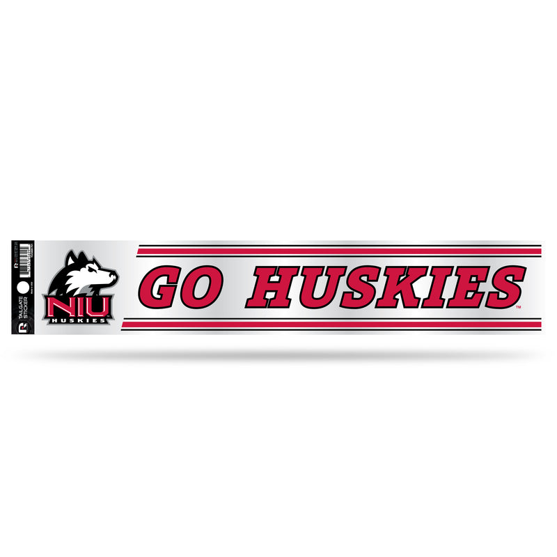 NCAA Northern Illinois Huskies 3" x 17" Tailgate Sticker For Car/Truck/SUV By Rico Industries