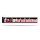 NCAA Nebraska Cornhuskers 3" x 17" Tailgate Sticker For Car/Truck/SUV By Rico Industries