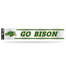 NCAA North Dakota State Bisons 3" x 17" Tailgate Sticker For Car/Truck/SUV By Rico Industries