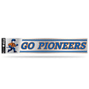 NCAA Wisconsin-Platteville Pioneers 3" x 17" Tailgate Sticker For Car/Truck/SUV By Rico Industries