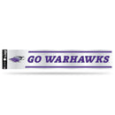 NCAA Wisconsin-Whitewater Warhawks 3" x 17" Tailgate Sticker For Car/Truck/SUV By Rico Industries