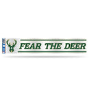NBA Milwaukee Bucks 3" x 17" Tailgate Sticker For Car/Truck/SUV By Rico Industries
