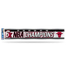 NBA Chicago Bulls 3" x 17" Tailgate Sticker For Car/Truck/SUV By Rico Industries